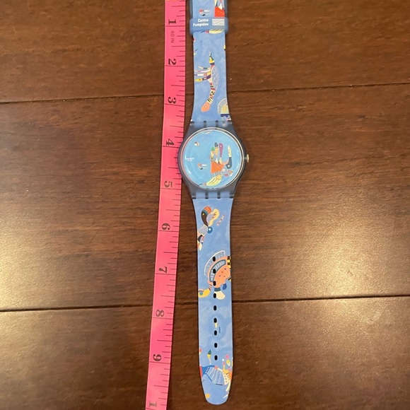 Swatch Abstract Blue Watch centre pompidou wassily kadinsky sky blue